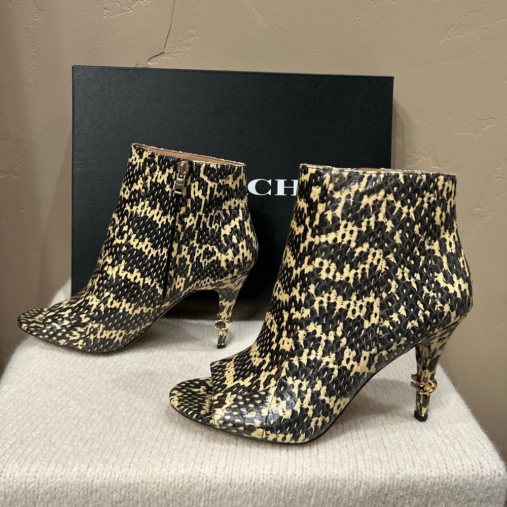 Coach Remi "Snake Bite" Bootie (Size 9) View 5
